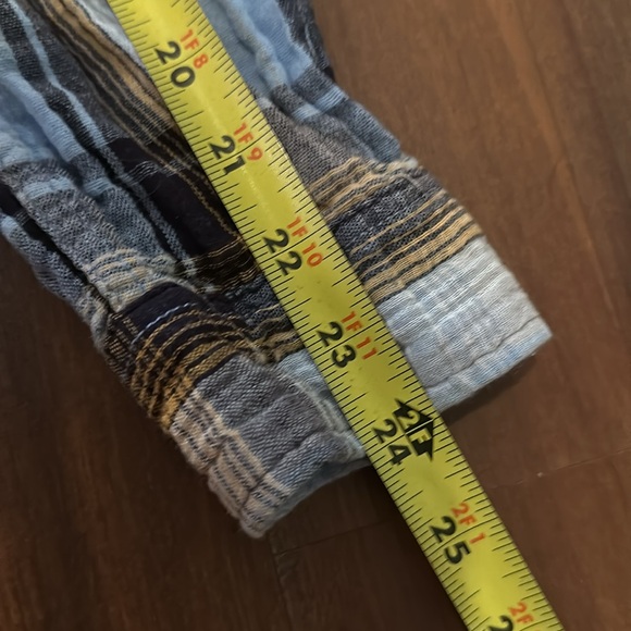 Unionbay Men Plaid Quilted 100% Cotton Long Sleeve Button Down Hooded Shirt sz L - Picture 9 of 11